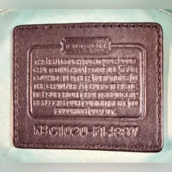 046-Coach:F14887 Laura Leather Tote Bag w/ Patten Leather Trim Bag & Wallet Set - Picture 9 of 11